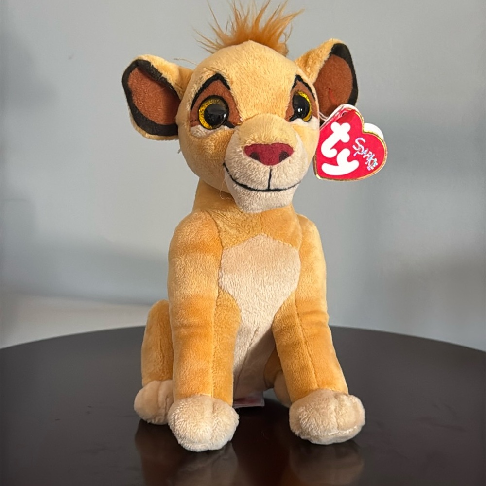 Disney’s Simba from The Lion King Ty Sparkle Collection With Tag 2019